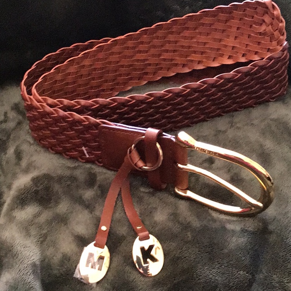 MK Leather Belt